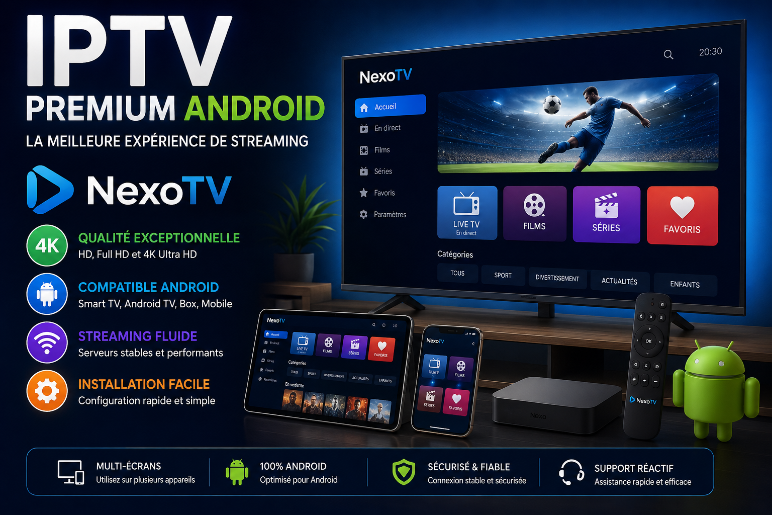 Comment configurer IPTV Premium sur tablette Android